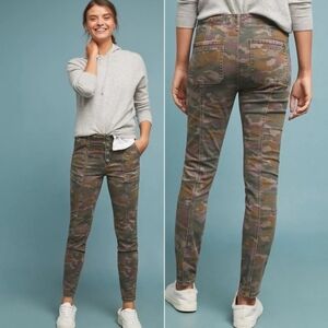 Anthropologie Camo Jefferson Utility Pants Size 28